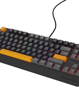 Tastatūra THOR 230 | Mechanical Gaming Keyboard | Wired | US | Anchor Gray Positive | USB Type-A | Outemu Red  Hover