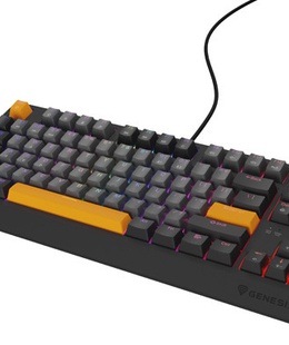 Tastatūra THOR 230 | Mechanical Gaming Keyboard | Wired | US | Anchor Gray Negative | USB Type-A | Outemu Red  Hover