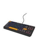 Tastatūra THOR 230 | Mechanical Gaming Keyboard | Wired | US | Naval Blue Positive | USB Type-A | Outemu Panda