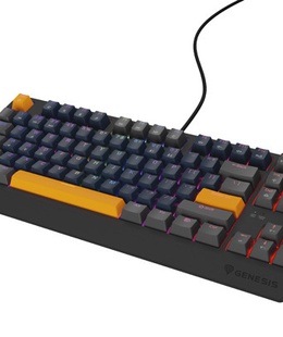 Tastatūra THOR 230 | Mechanical Gaming Keyboard | Wired | US | Naval Blue Positive | USB Type-A | Outemu Panda  Hover