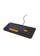 Tastatūra THOR 230 | Mechanical Gaming Keyboard | Wired | US | Naval Blue Negative | USB Type-A | Outemu Panda