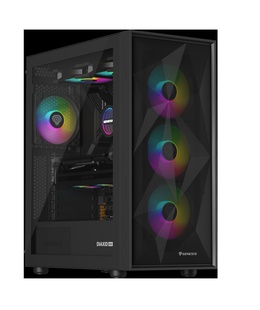  Genesis Gaming PC Case | Diaxid 605 ARGB | Black | Midi Tower | Power supply included No  Hover