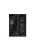  Genesis Gaming PC Case | Diaxid 605 ARGB | Black | Midi Tower | Power supply included No Hover