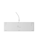 Tastatūra Genesis Thor 404 | Mechanical Gaming Keyboard | Wired | US | White | USB | Gateron Yellow Pro Hover