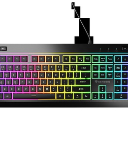 Tastatūra Genesis | Rhod 530 | Membrane Gaming Keyboard | Wired | US | Black  Hover