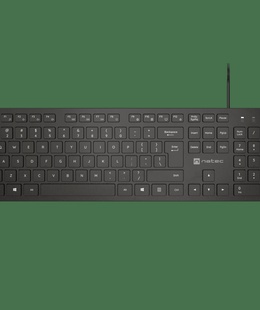 Tastatūra Natec | Herring | Keyboard | Wired | US | Black | USB-A  Hover