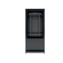  EDBAK Floor stand | IDS10.55 Indoor Public Display Totem with glass front | 55  | Black