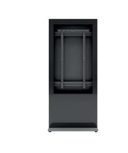  EDBAK Floor stand | IDS10.55 Indoor Public Display Totem with glass front | 55  | Black  Hover