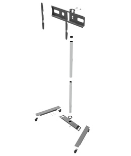  EDBAK | Floor stand | TR5E | Trolleys & Stands | 42-65  | Maximum weight (capacity) 50 kg | Black  Hover