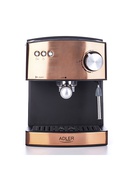  Adler | Espresso coffee machine | AD 4404cr | Pump pressure 15 bar | Built-in milk frother | Semi-automatic | 850 W | Cooper/ black