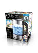 Tējkanna Adler | Kettle | AD 1247 NEW | With electronic control | 1850 - 2200 W | 1.7 L | Stainless steel