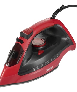  Mesko | Iron | MS 5031 | Steam Iron | 2400 W | Continuous steam 40 g/min | Steam boost performance 70 g/min | Red/Black  Hover