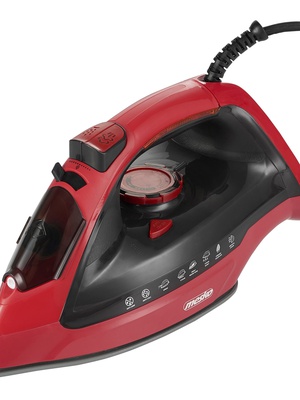  Mesko | Iron | MS 5031 | Steam Iron | 2400 W | Continuous steam 40 g/min | Steam boost performance 70 g/min | Red/Black  Hover