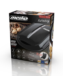  Mesko | MS 3041 | Nut maker | 1600 W | Number of pastry 24 | Nuts | Black  Hover