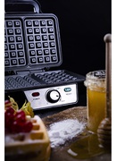  Camry | Waffle Maker | CR 3046 | 1600 W | Number of pastry 2 | Belgium | Black/Stainless Steel