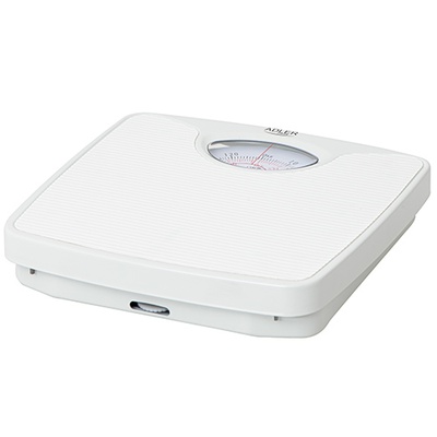 Svari Adler | Mechanical bathroom scale | AD 8151w | Maximum weight (capacity) 130 kg | Accuracy 1000 g | White