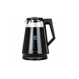 Tējkanna Sourcing | Kettle with temperature control | PSC-111/B | Electric | 1700 W | 1.7 L | Plastic/Glass | 360° rotational base | Black