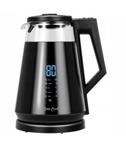 Tējkanna Sourcing | Kettle with temperature control | PSC-111/B | Electric | 1700 W | 1.7 L | Plastic/Glass | 360° rotational base | Black  Hover