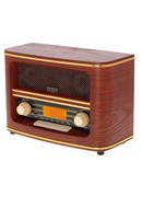  Adler | Retro Radio | AD 1187 | Alarm function | AUX in | Wooden