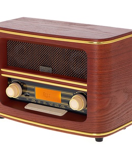  Adler | Retro Radio | AD 1187 | Alarm function | AUX in | Wooden  Hover