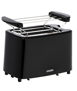 Tosteris Mesko | MS 3220 | Toaster | Power 750 W | Number of slots 2 | Housing material Plastic | Black  Hover