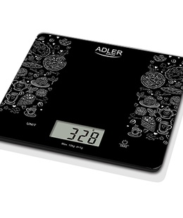 Svari Adler | Kitchen scale | AD 3171 | Maximum weight (capacity) 10 kg | Graduation 1 g | Display type LCD | Black  Hover