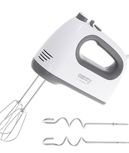 Mikseris Camry | Hand mixer | CR 4220w | Hand Mixer | 300 W | Number of speeds 5 | Turbo mode | White  Hover