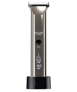  Adler Hair Clipper AD 2834 Cordless or corded Number of length steps 4 Silver/Black  Hover