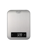 Svari Adler | Kitchen scale | AD 3174 | Maximum weight (capacity) 10 kg | Graduation 1 g | Display type LED | Inox