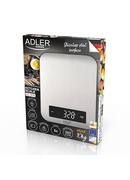 Svari Adler | Kitchen scale | AD 3174 | Maximum weight (capacity) 10 kg | Graduation 1 g | Display type LED | Inox Hover