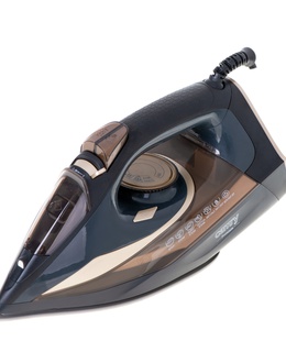  Camry | CR 5036 | Steam Iron | Steam Iron | 3400 W | Water tank capacity 360 ml | Continuous steam 50 g/min | Steam boost performance  g/min | Black/Gold  Hover