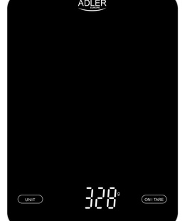 Svari Adler | Kitchen Scale | AD 3177b | Maximum weight (capacity) 10 kg | Black  Hover