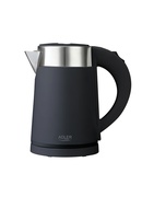 Tējkanna Adler | Kettle | AD 1372 | Electric | 800 W | 0.6 L | Plastic/Stainless steel | 360° rotational base | Black