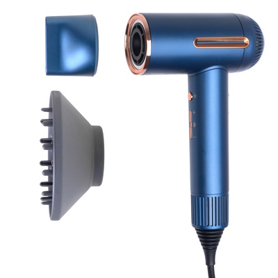 Fēns Adler Hair Dryer | AD 2271 SUPERSPEED | 1500 W | Number of temperature settings 6 | Ionic function | Diffuser nozzle | Blue