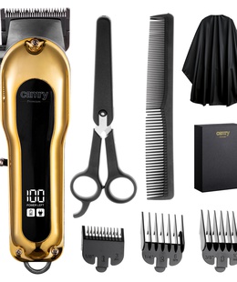  Camry Hair clipper with LCD display | CR 2844 | Cordless | Number of length steps 4 | Gold  Hover