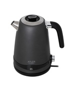 Tējkanna Adler Kettle | AD 1295g SS | Electric | 2200 W | 1.7 L | Stainless Steel | 360° rotational base | Grey