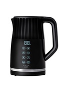 Tējkanna Adler Kettle with LED display | AD 1350 | Electric | 2200 W | 1.7 L | Stainless Steel | 360° rotational base | Black