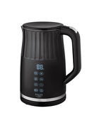 Tējkanna Adler Kettle with LED display | AD 1350 | Electric | 2200 W | 1.7 L | Stainless Steel | 360° rotational base | Black Hover