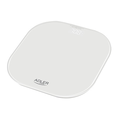 Svari Adler Bathroom Scale | AD 8188 | Maximum weight (capacity) 180 kg | Accuracy 100 g | White