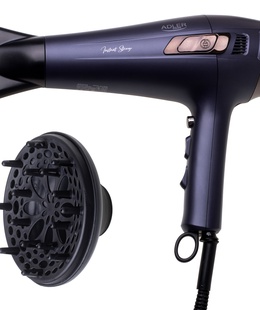 Fēns Adler Hair dryer with retractable power cord | AD 2273 | 2000 W | Number of temperature settings 3 | Diffuser nozzle | Dark Violet  Hover