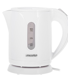 Tējkanna Mesko Kettle | MS 1376 | Electric | 850 W | 0.8 L | Plastic | 360° rotational base | White  Hover