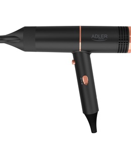 Fēns Adler Hair Dryer | AD 2278 | 1400 W | Number of temperature settings 2 | Ionic function | Black  Hover