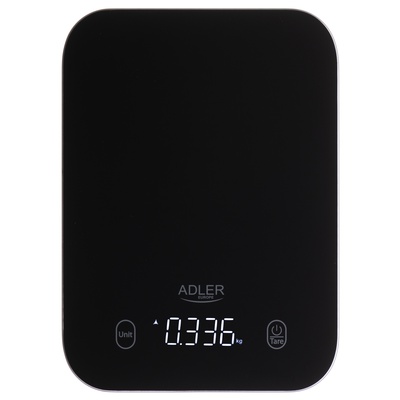Svari Adler Kitchen Scale | AD 3181b | Graduation 1 g | Display type LED | Black
