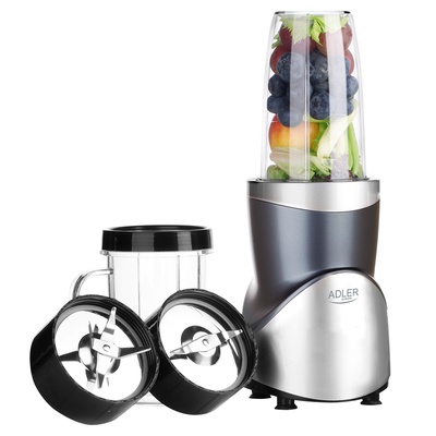 Blenderis Adler Blender Smoothie Set | AD 4084 | Tabletop | 1200 W | Jar material BPA-Free | Jar capacity 0.3+0.5+0.5+0.7 L | Ice crushing | Stainless Steel