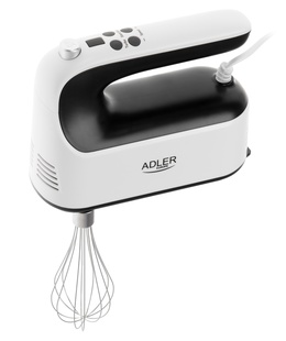 Mikseris Adler Hand Mixer | AD 4229 | Hand Mixer | 600 W | Number of speeds 9 | Turbo mode | Black/White  Hover