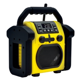  Adler | Construction radio with Bluetooth | AD 1911 | AUX in | Black/Yellow