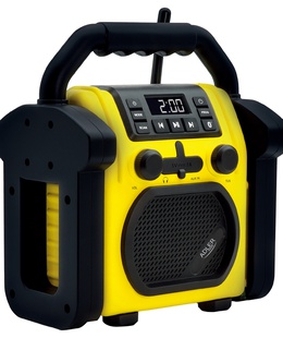  Adler | Construction radio with Bluetooth | AD 1911 | AUX in | Black/Yellow  Hover