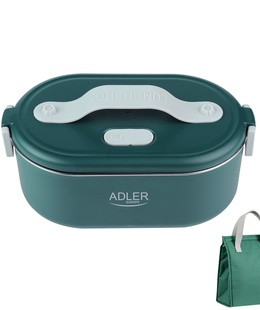  Adler | Electric lunch box with thermal bag | AD 4522 | 0.8 L | Plastic/Stainless steel | Green | Lid included  Hover