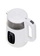 Tējkanna Adler Kettle with LED Display | AD 1305 | Electric | 2200 W | 1.7 L | Plastic | 360° rotational base | White/Silver Hover