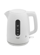 Tējkanna Adler Kettle | AD 1380w | Electric | 2200 W | 1 L | Polypropylene | 360° rotational base | White Hover